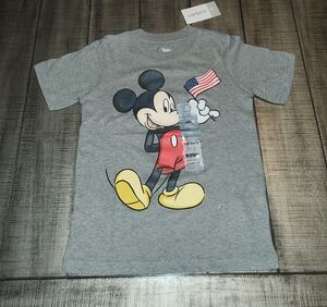 NWT Carter's Disney JUNIOR Mickey Mouse With USA Flag